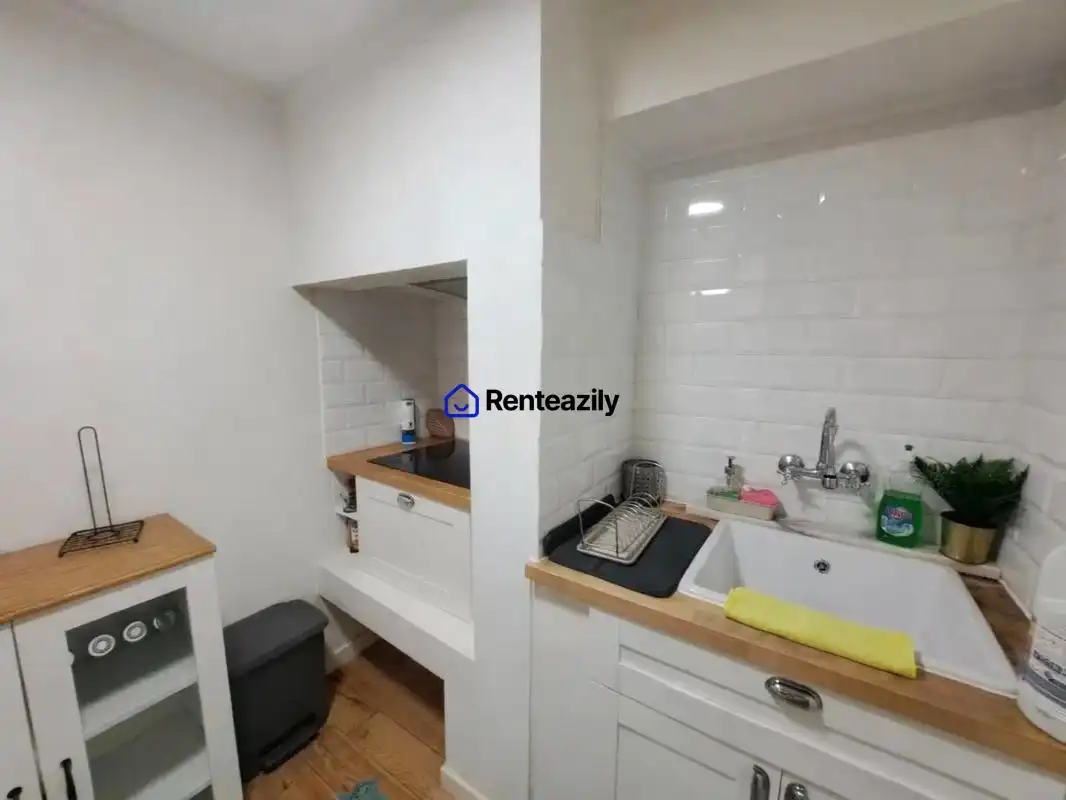 Cocina de Estudio de alquiler en Madrid con Amueblado y Se aceptan mascotas