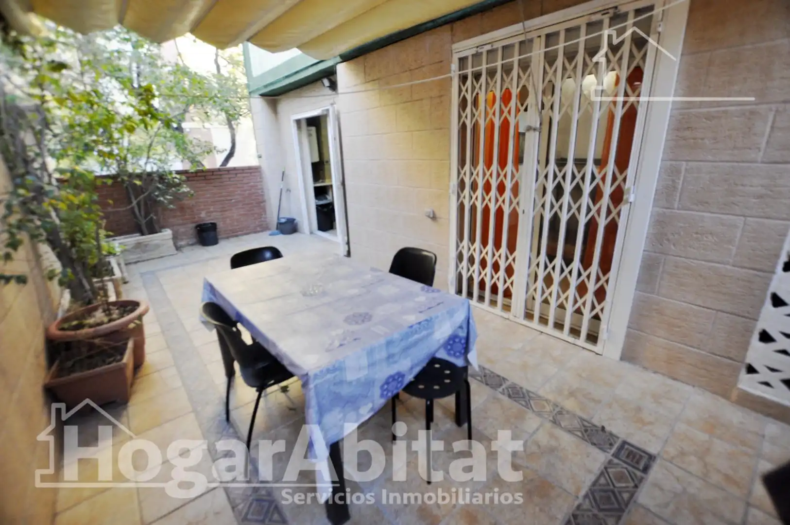 Garten von Wohnung zum Verkauf in Valencia mit Klimaanlage, Parkett und Terrasse