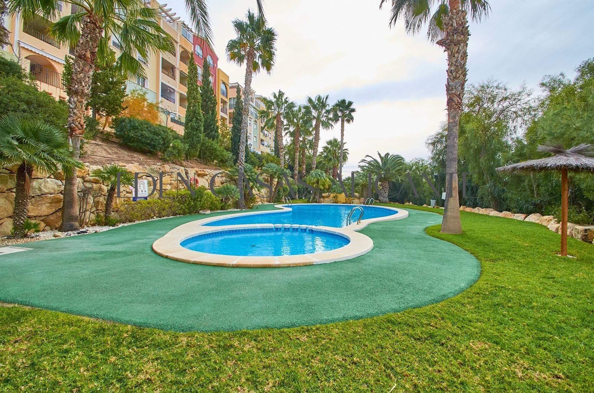 Swimming pool of Apartment for sale in Mutxamel  with Air Conditioner, Heating and Private garden