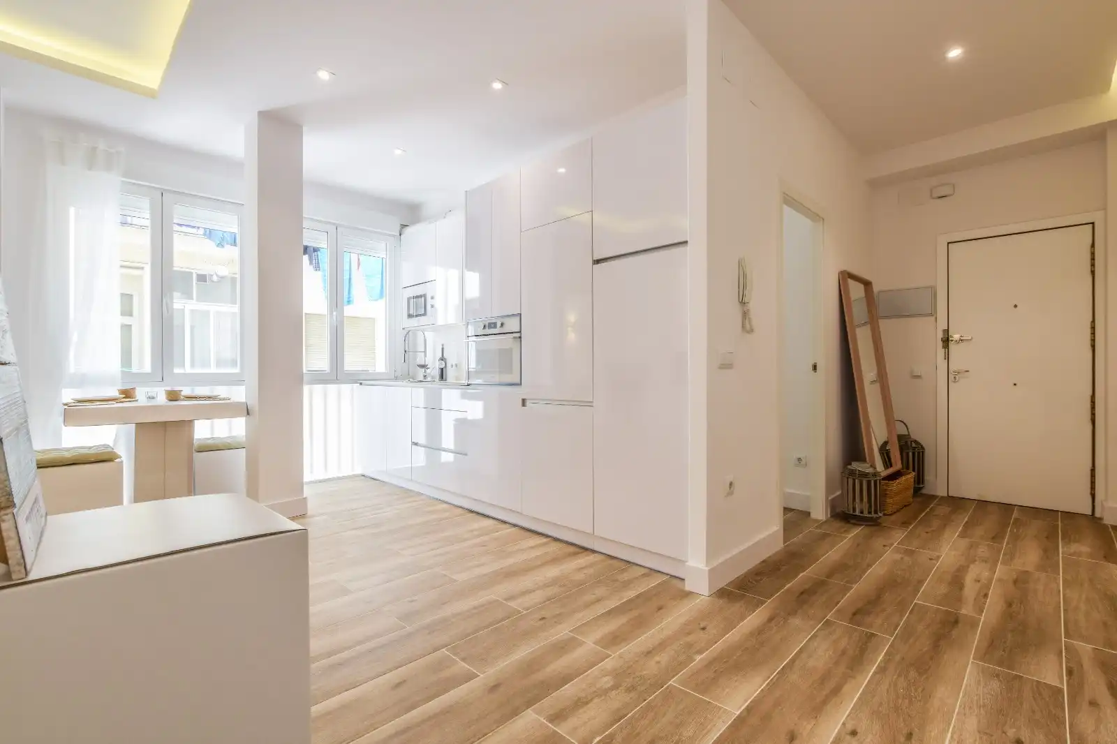 Cocina de Piso de alquiler en Madrid con Calefacción