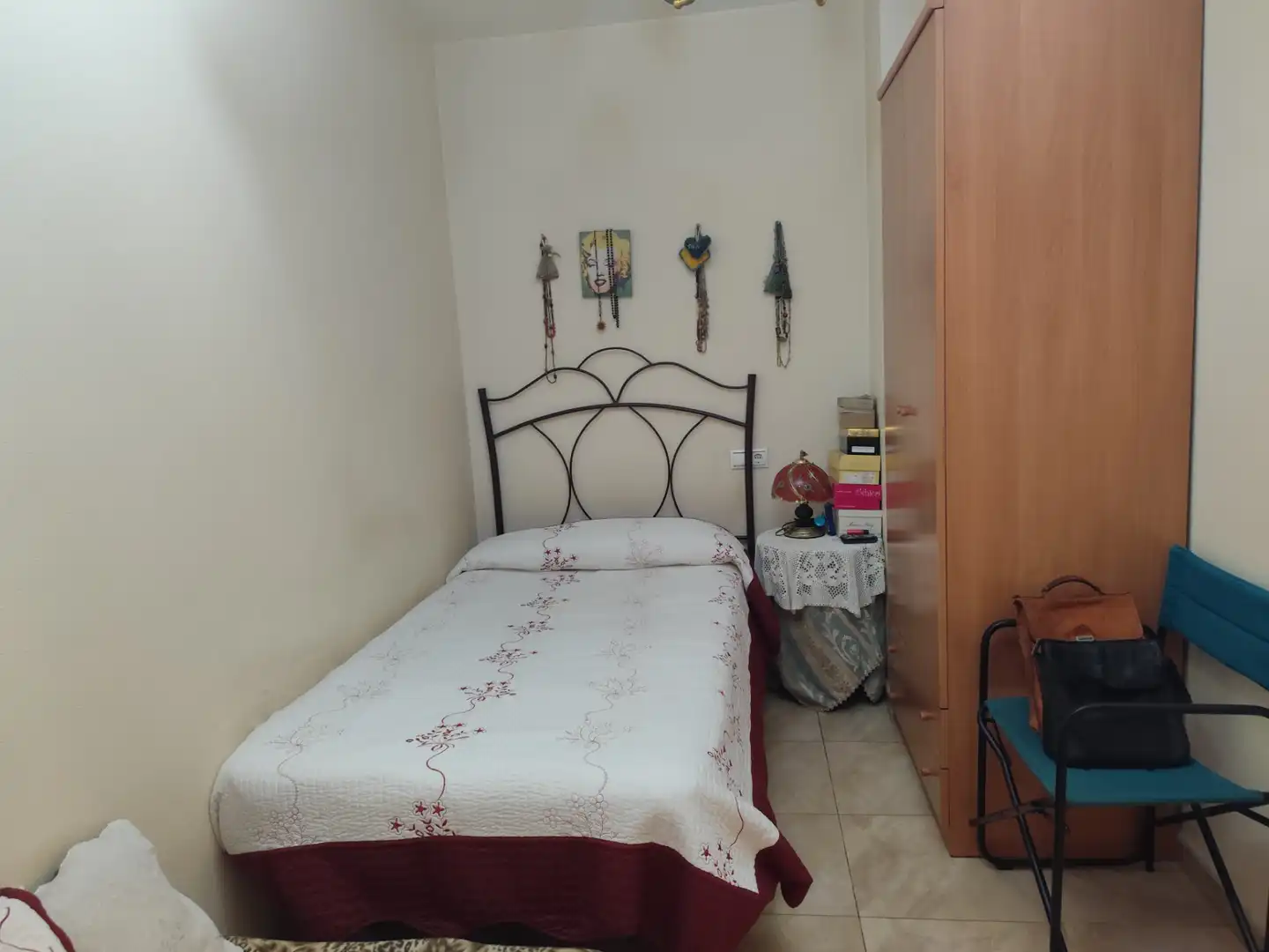 Schlafzimmer von Dachboden zum Verkauf in Murcia mit Klimaanlage, Terrasse und Abstellraum