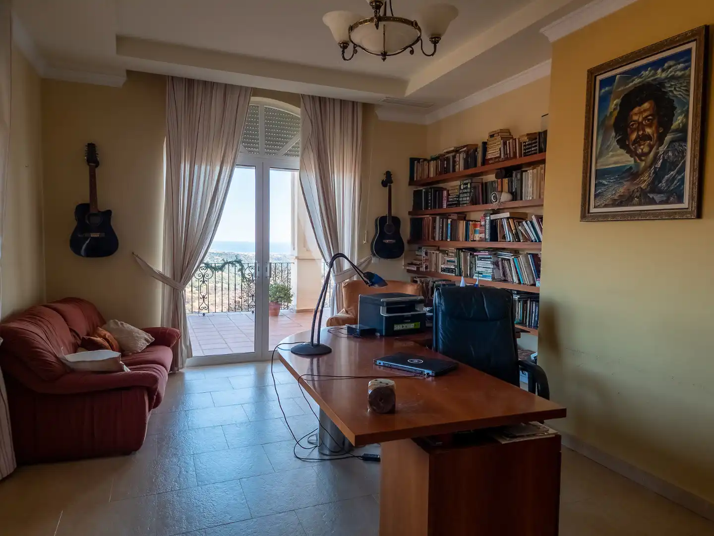 Living room of Houses for sale in Estepona  with Air Conditioner, Private garden and Terrace
