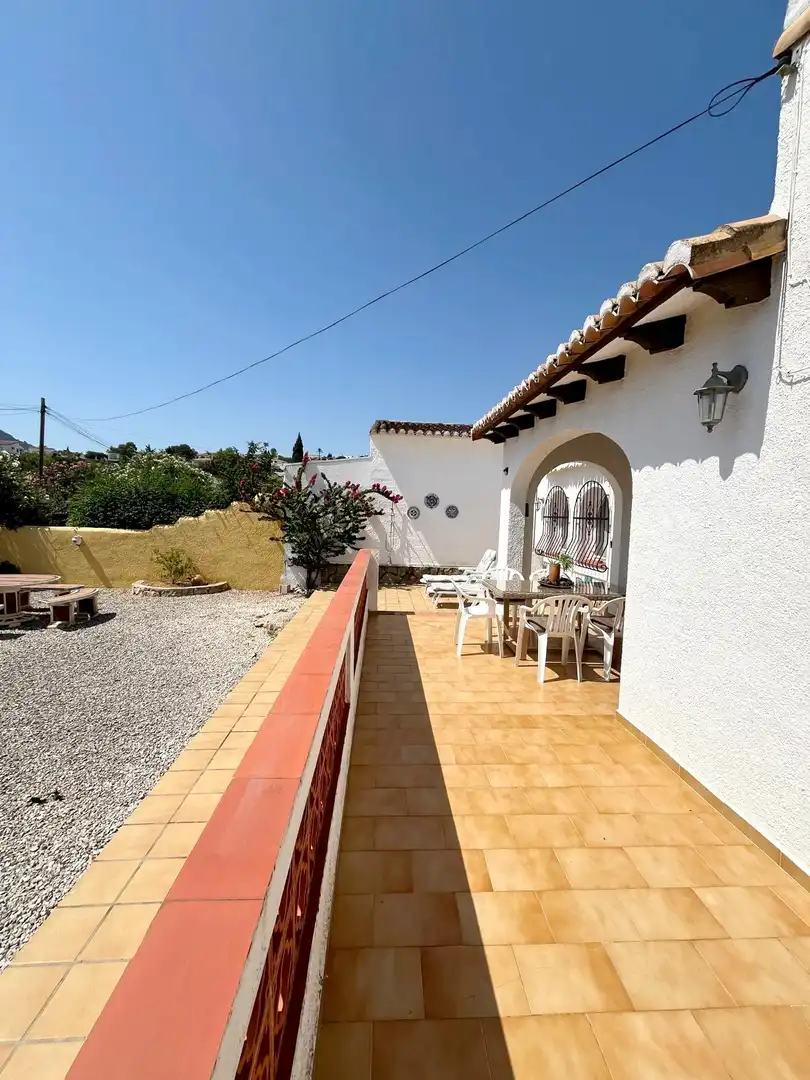 Terrassa de Casa o xalet en venda en Benidoleig amb Terrassa, Traster i Piscina