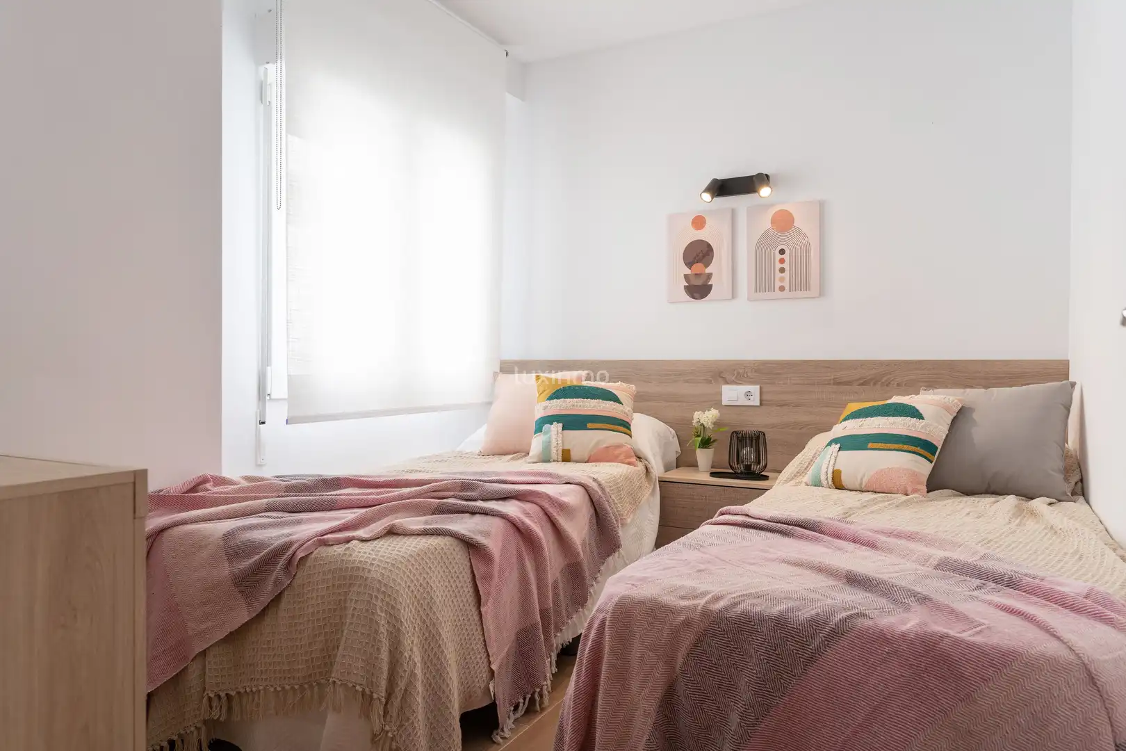Schlafzimmer von Dachboden zum Verkauf in Jávea / Xàbia mit Klimaanlage, Abstellraum und Balkon