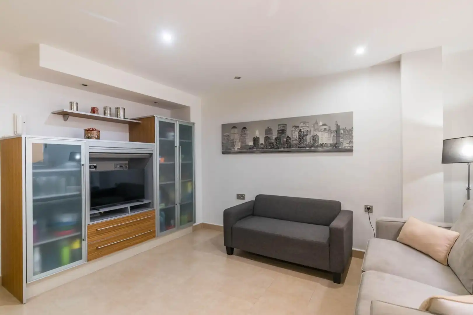 Wohnzimmer von Maisonette zum Verkauf in Villanueva del Río Segura mit Klimaanlage, Terrasse und Abstellraum