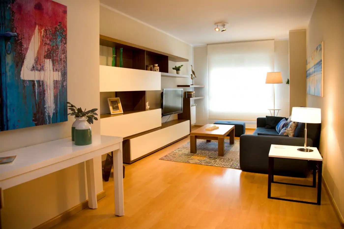 Living room of Flat for rent in Cuatro Vientos