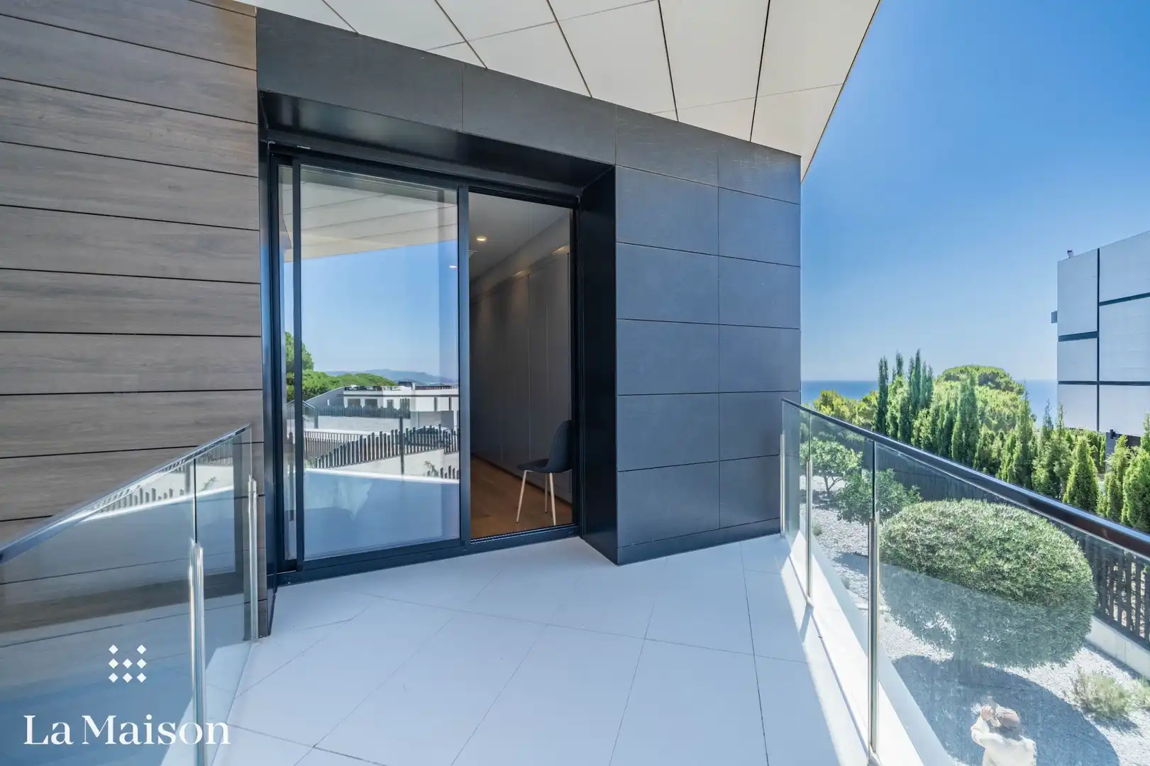 Terraza de Casa o chalet en venta en Caldes d'Estrac con Aire acondicionado, Calefacción y Jardín privado