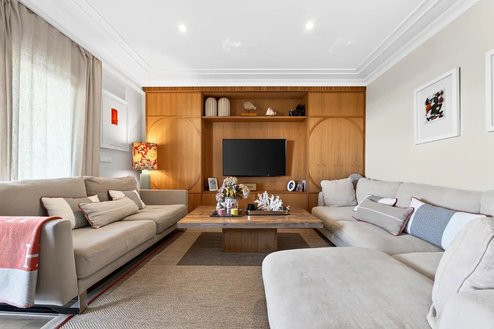 Sala de estar de Apartamento en venta en Málaga con Aire acondicionado, Terraza y Piscina