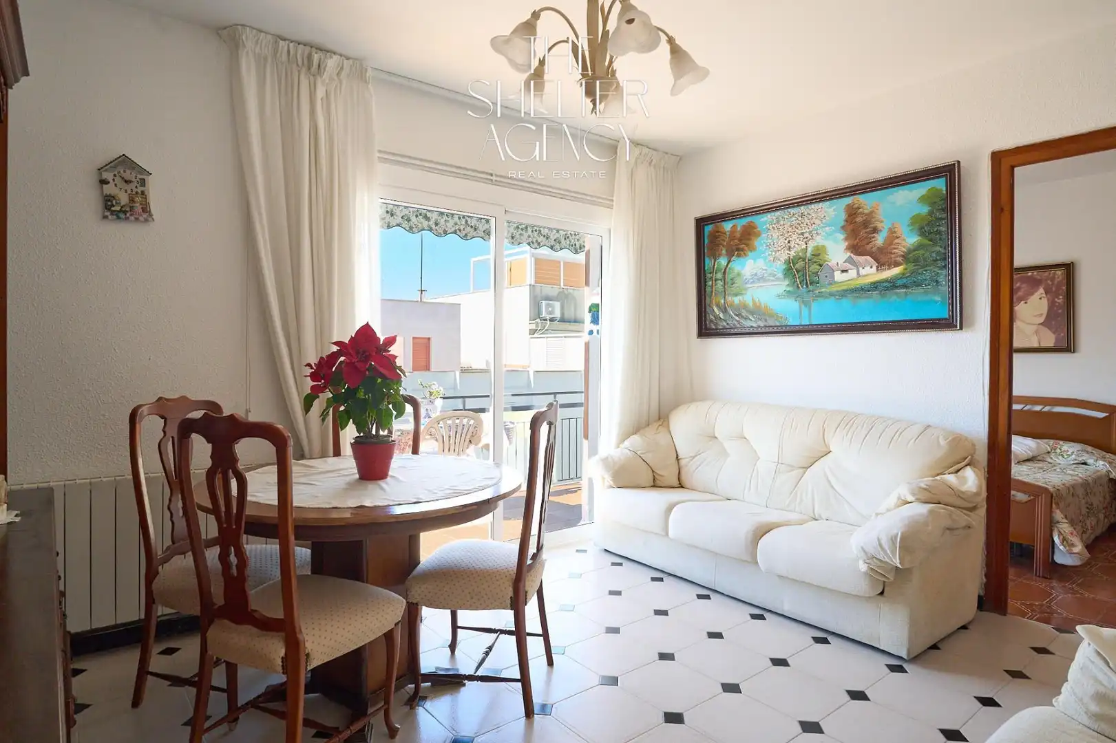 Sala de estar de Ático en venta en Sitges con Calefacción y Terraza