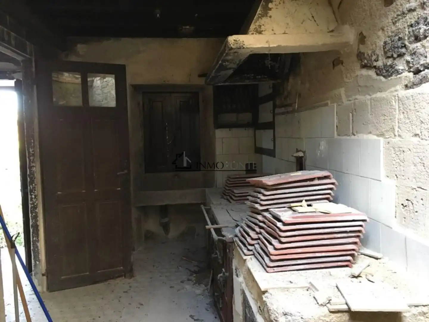 Cocina de Casa o chalet en venta en Ponte Caldelas con Jardín privado