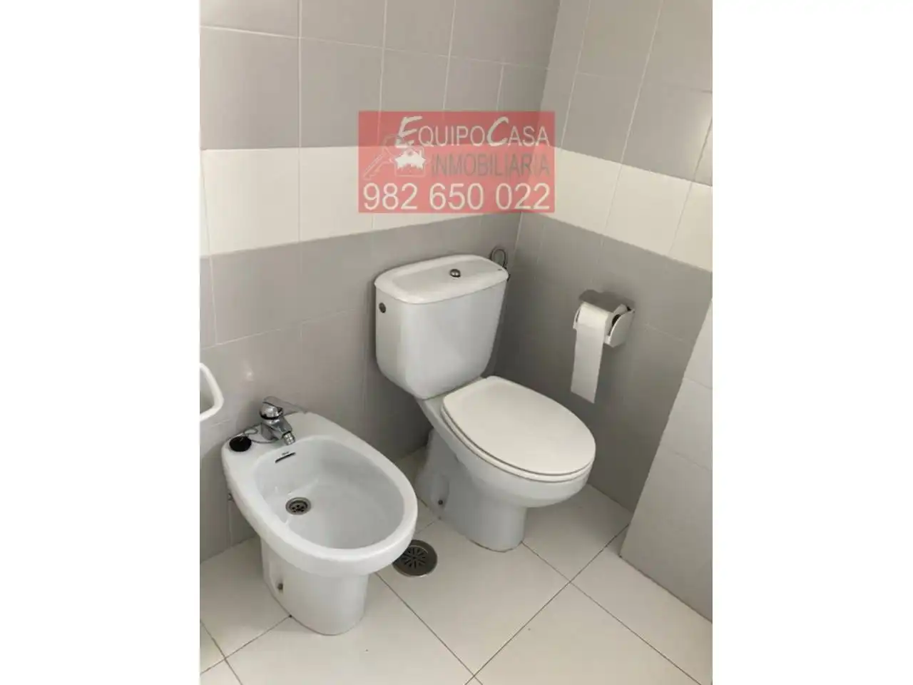 Badezimmer von Maisonette zur Miete in O Grove   mit Terrasse, Möbliert und Balkon