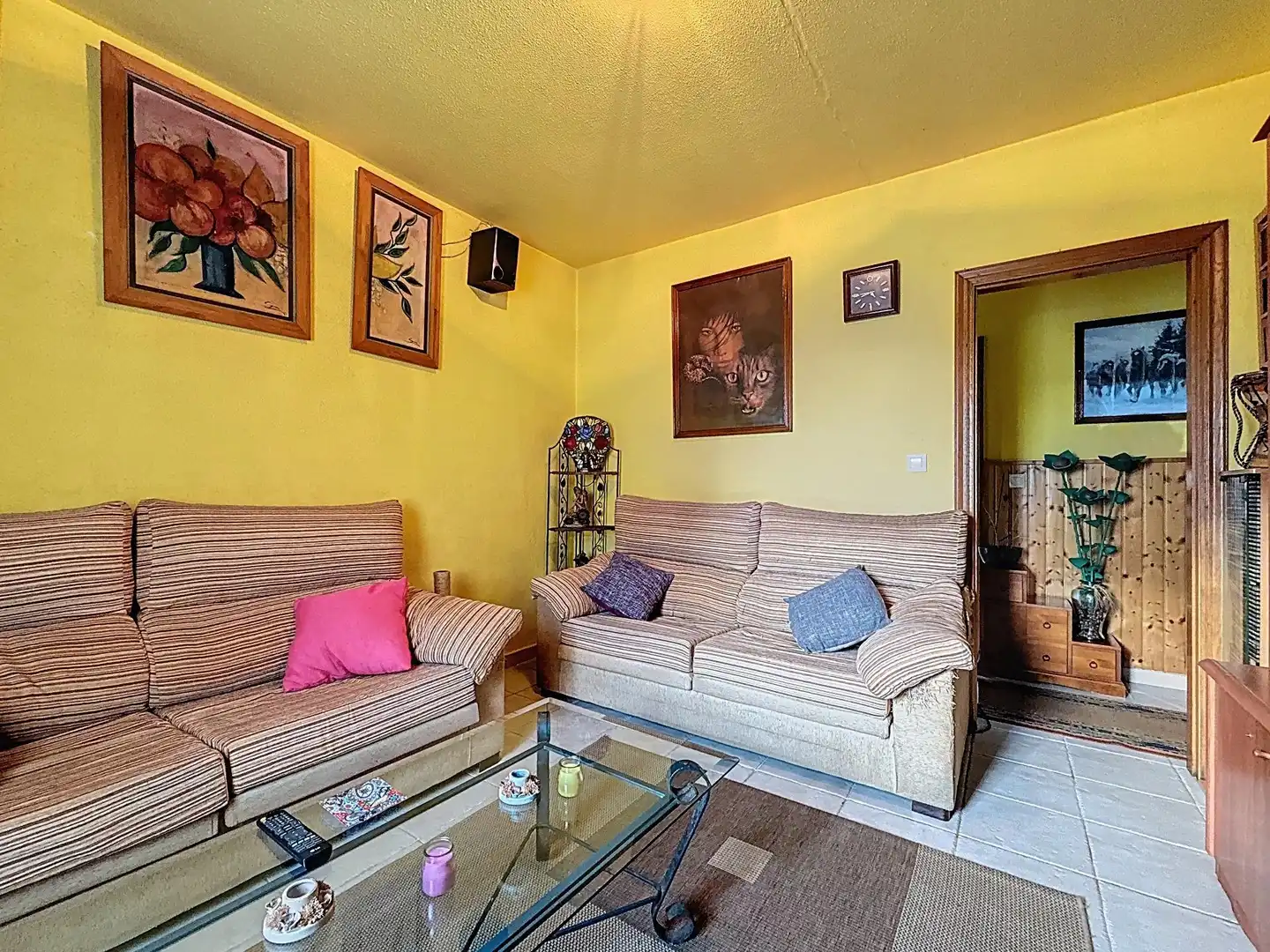 Wohnzimmer von Haus oder Chalet zum Verkauf in Cambados mit Privatgarten und Möbliert