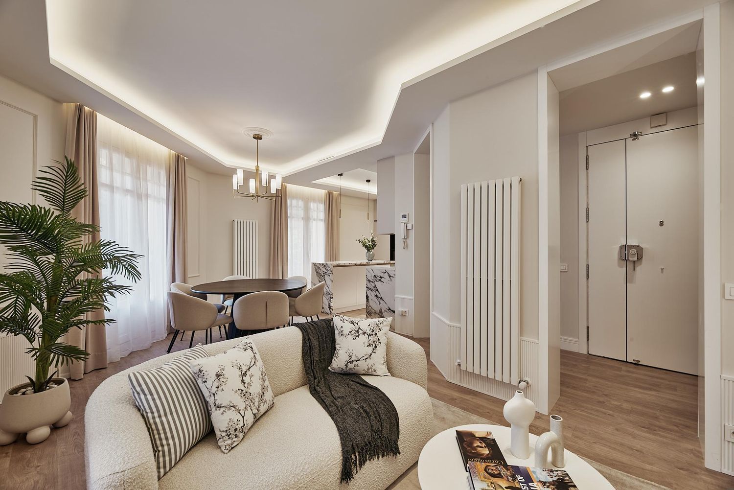 Sala de estar de Casa o chalet en venta en  Madrid Capital con Aire acondicionado
