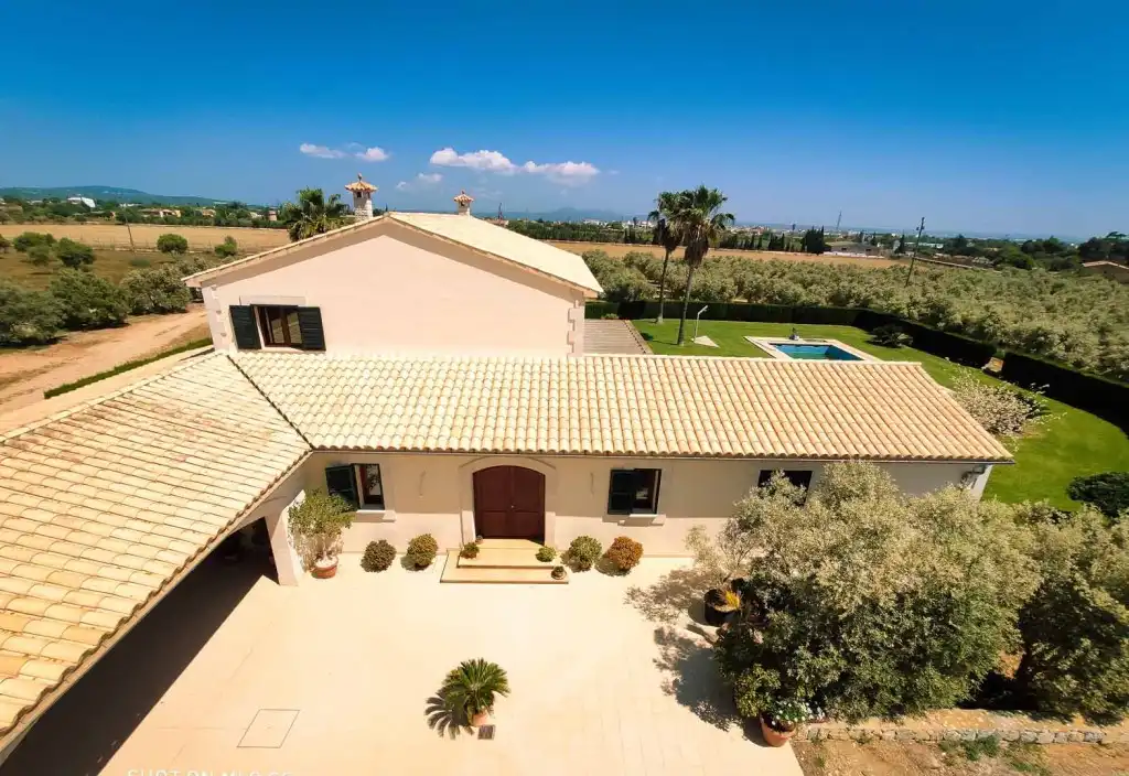 Vista exterior de Finca rústica en venda en Marratxí amb Aire condicionat, Calefacció i Terrassa