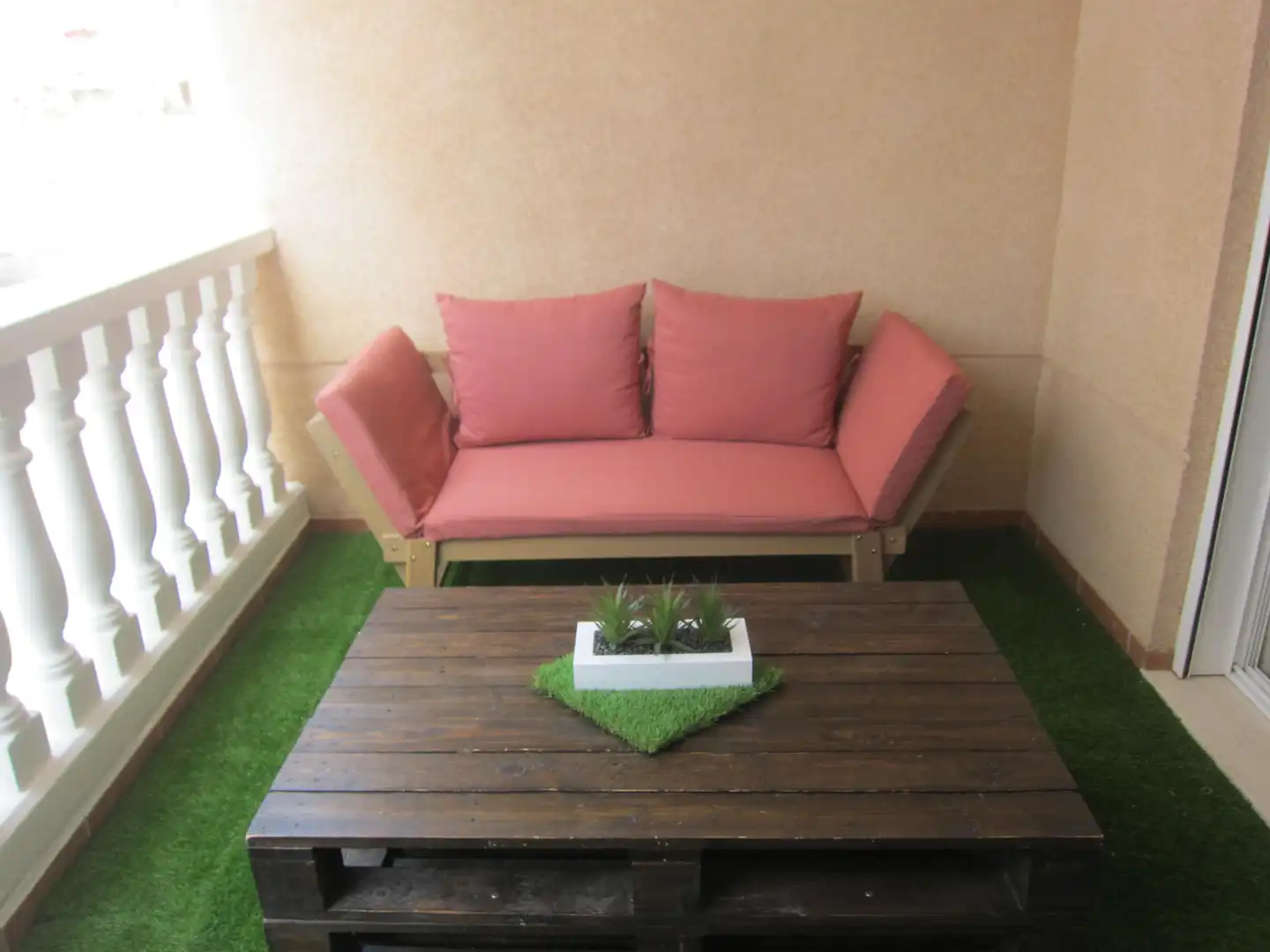 Terraza de Apartamento de alquiler en Moncofa con Aire acondicionado, Calefacción y Terraza