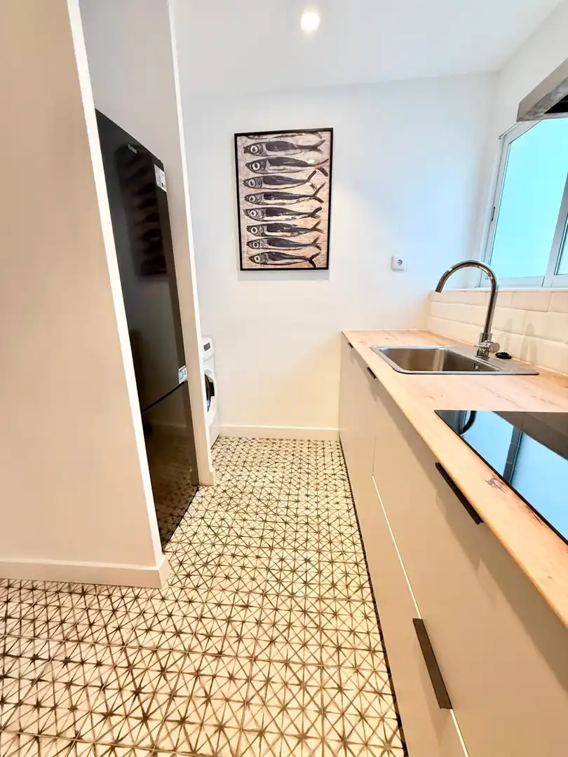 Cocina de Piso de alquiler en Valencia con Calefacción, Parquet y Amueblado