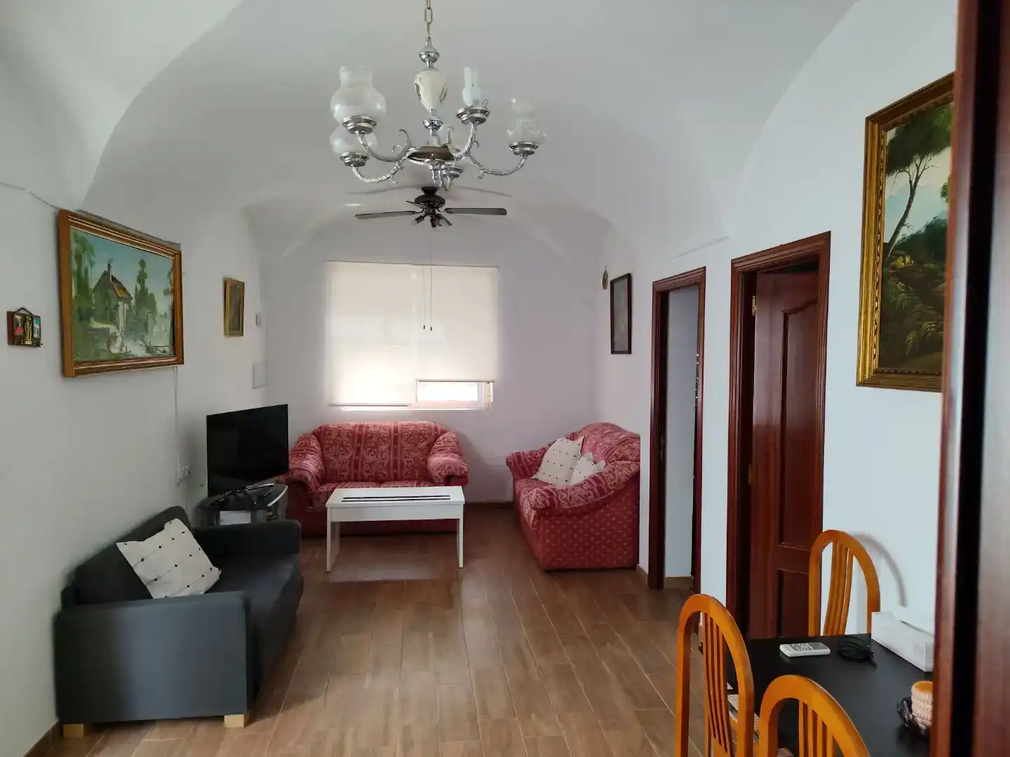 Sala d'estar de Planta baixa en venda en Zarza-Capilla amb Aire condicionat, Traster i Moblat