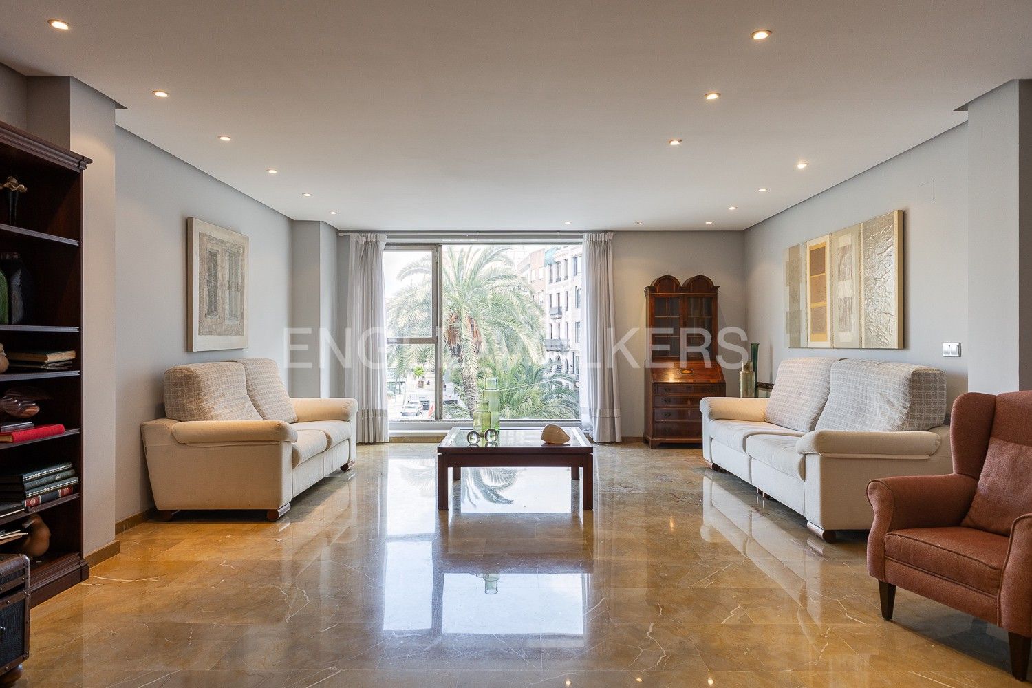 Sala d'estar de Apartament en venda en  Valencia Capital amb Aire condicionat i Calefacció