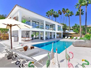 Casa con piscina in affitto a Nueva Andalucía