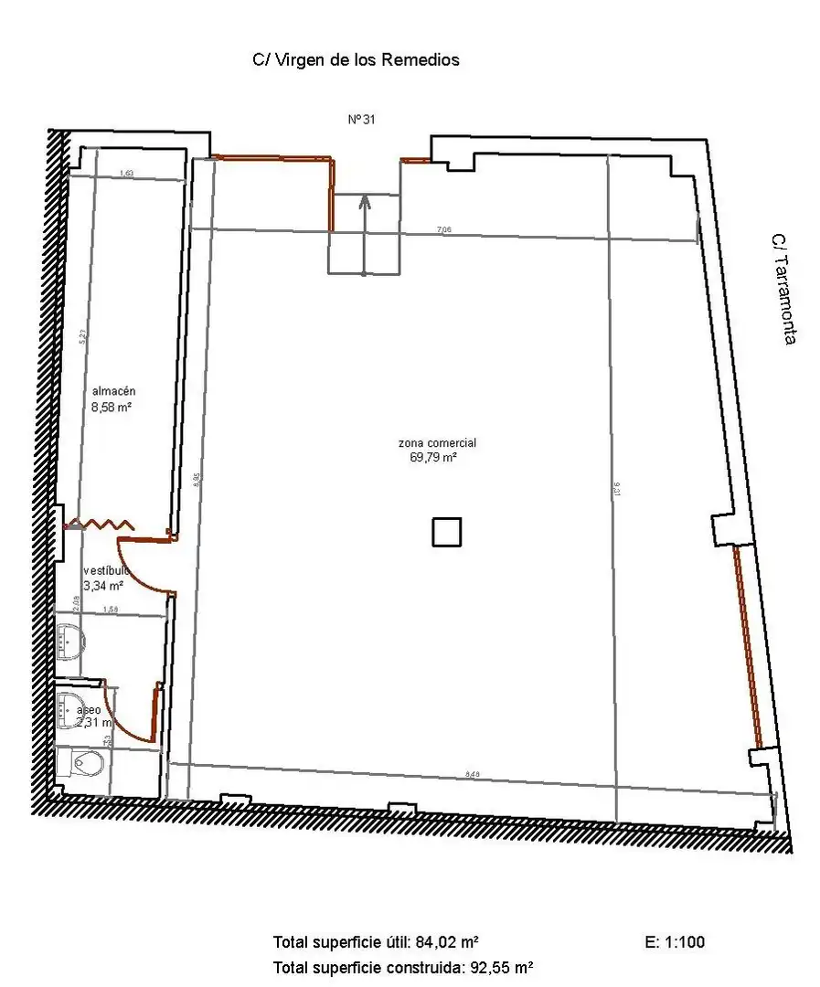 Gewerbefläche zum Verkauf in Calle de la Virgen de Los Remedios, imagen 17