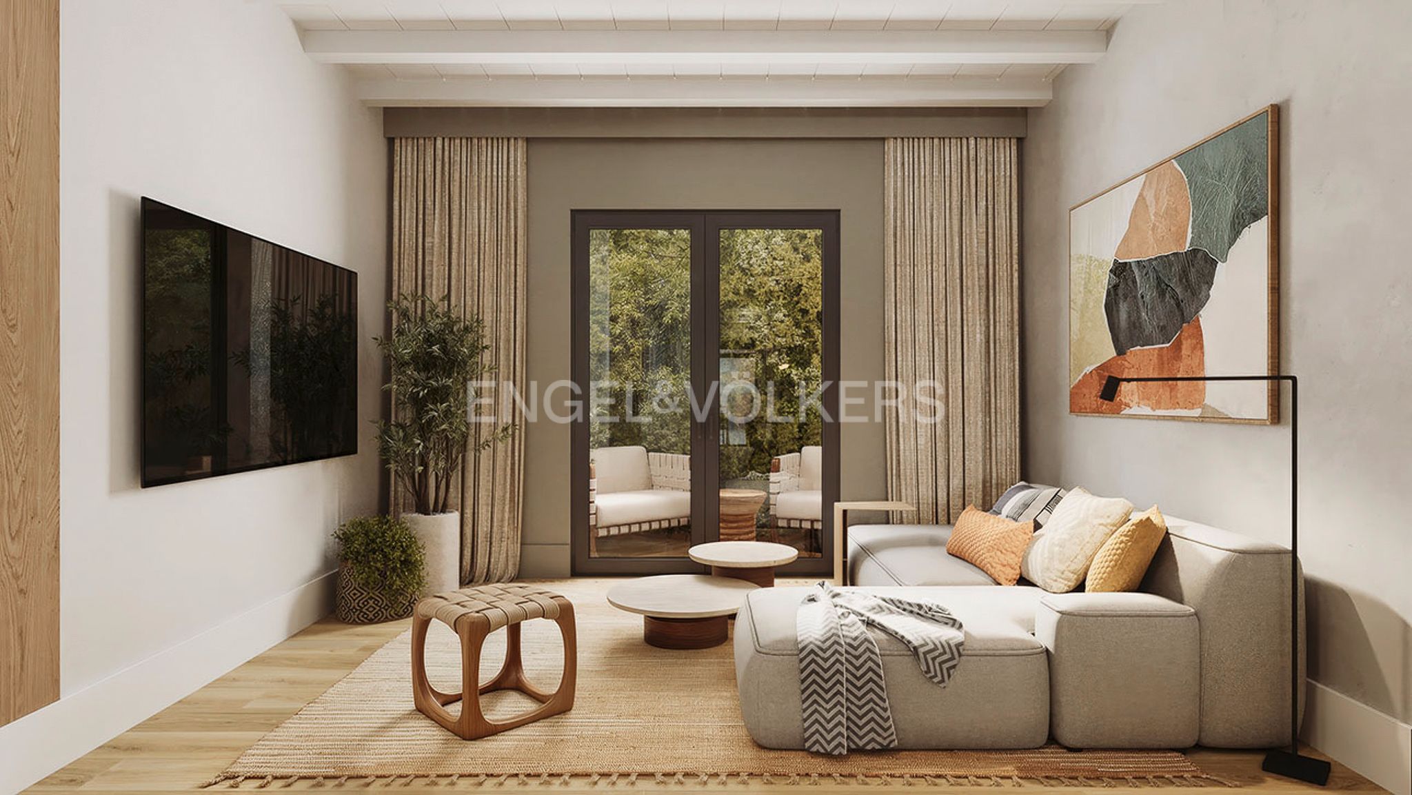 Sala d'estar de Pis en venda en  Barcelona Capital amb Aire condicionat, Calefacció i Parquet