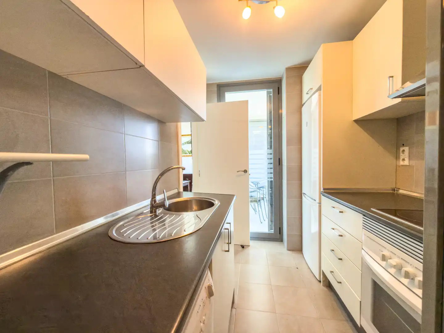 Küche von Wohnungen zum Verkauf in El Verger mit Terrasse, Abstellraum und Möbliert