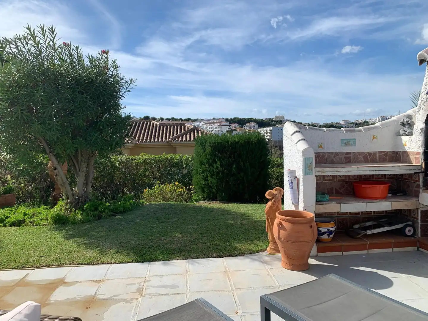 Jardín de Casa o chalet en venta en Mijas con Aire acondicionado, Jardín privado y Trastero