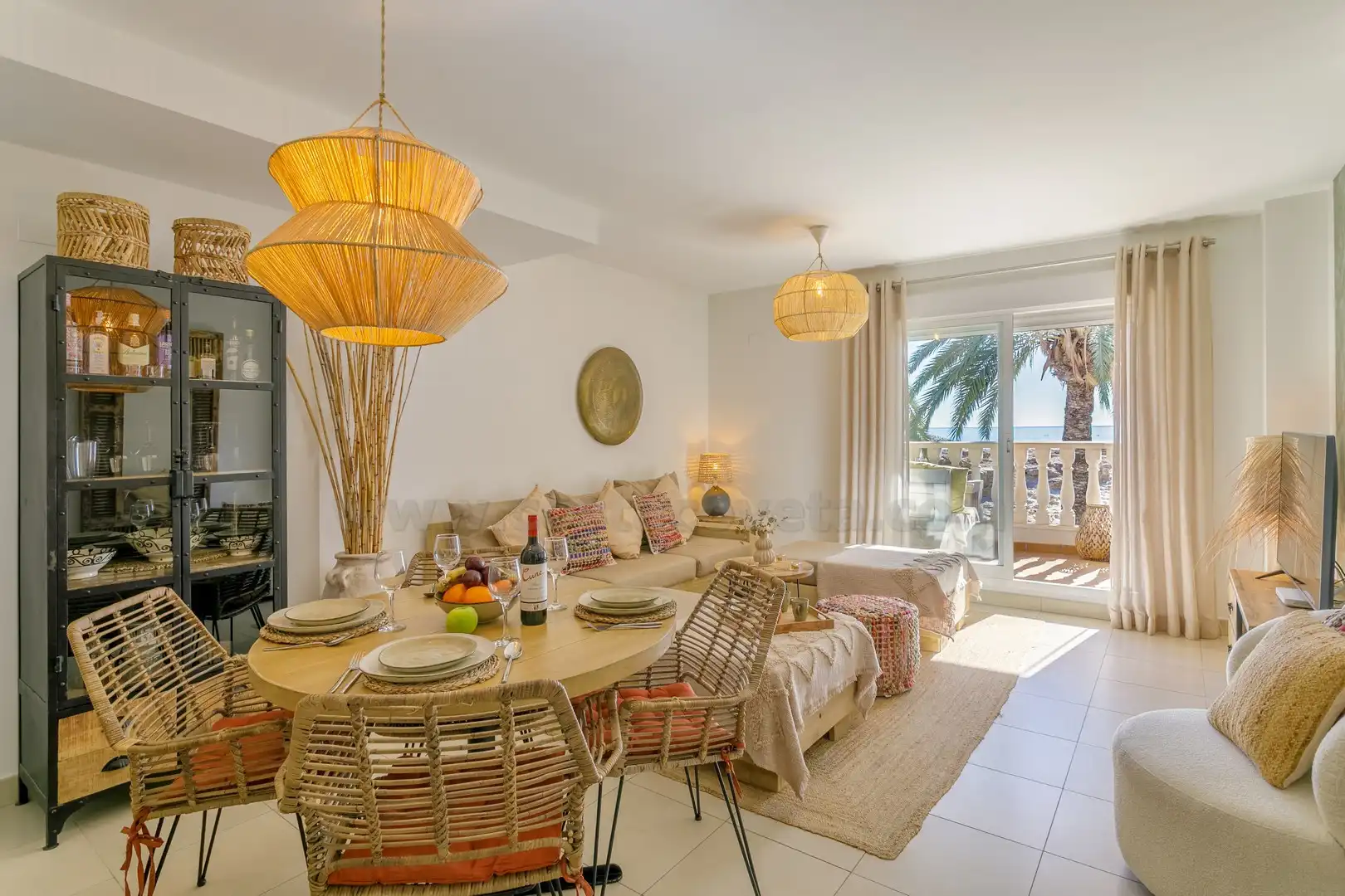 Living room of Apartments for sale in El Campello  with Air Conditioner, Terrace and Furnished