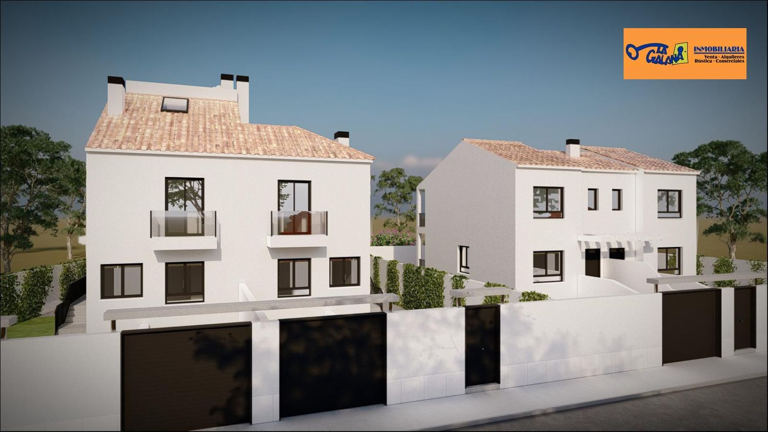 Exterior view of Single-family semi-detached for sale in Valdepeñas  with Heating, Terrace and Storage room
