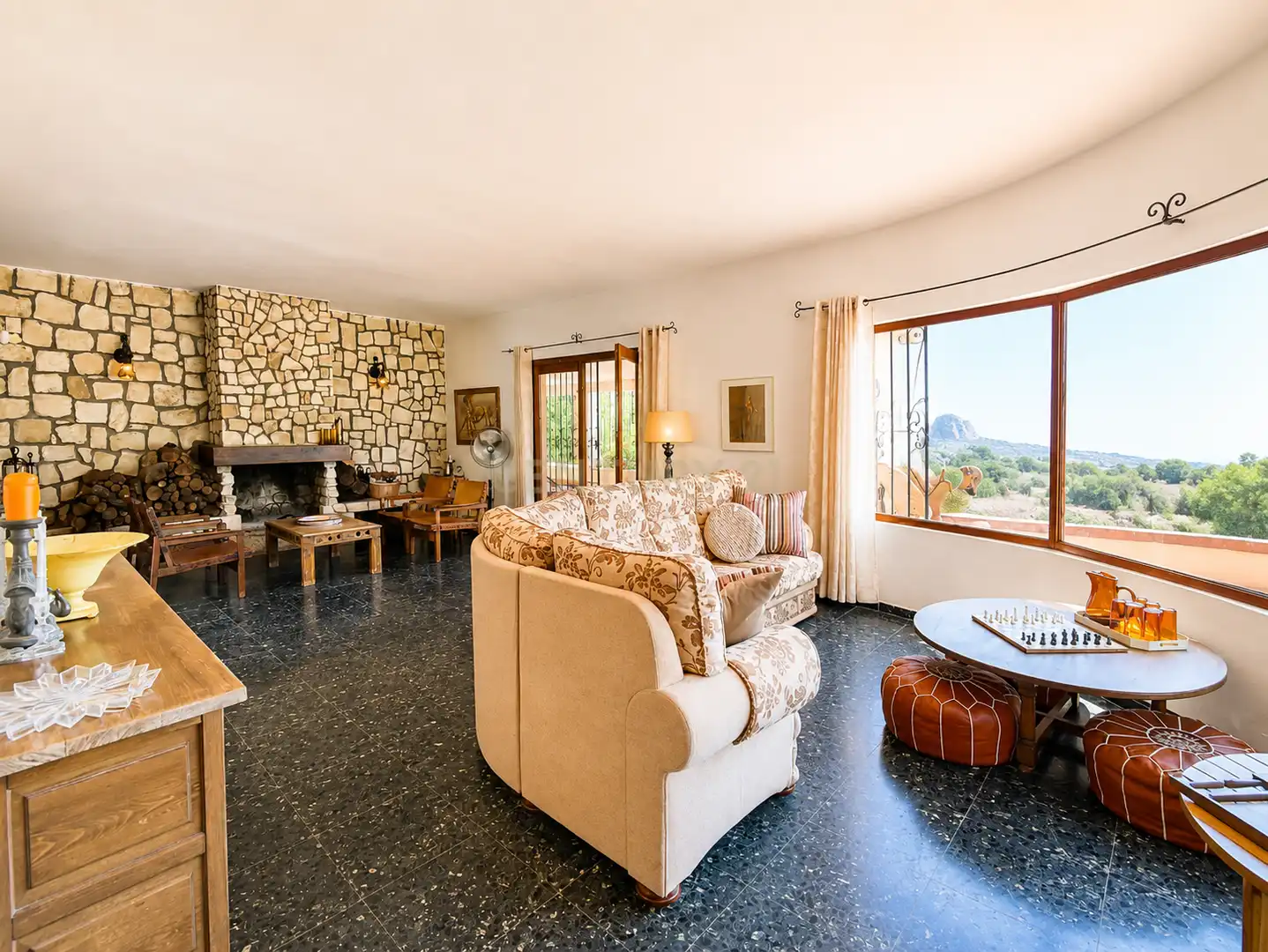 Sala de estar de Casa o chalet de alquiler en Benissa con Jardín privado, Horno y Lavadora