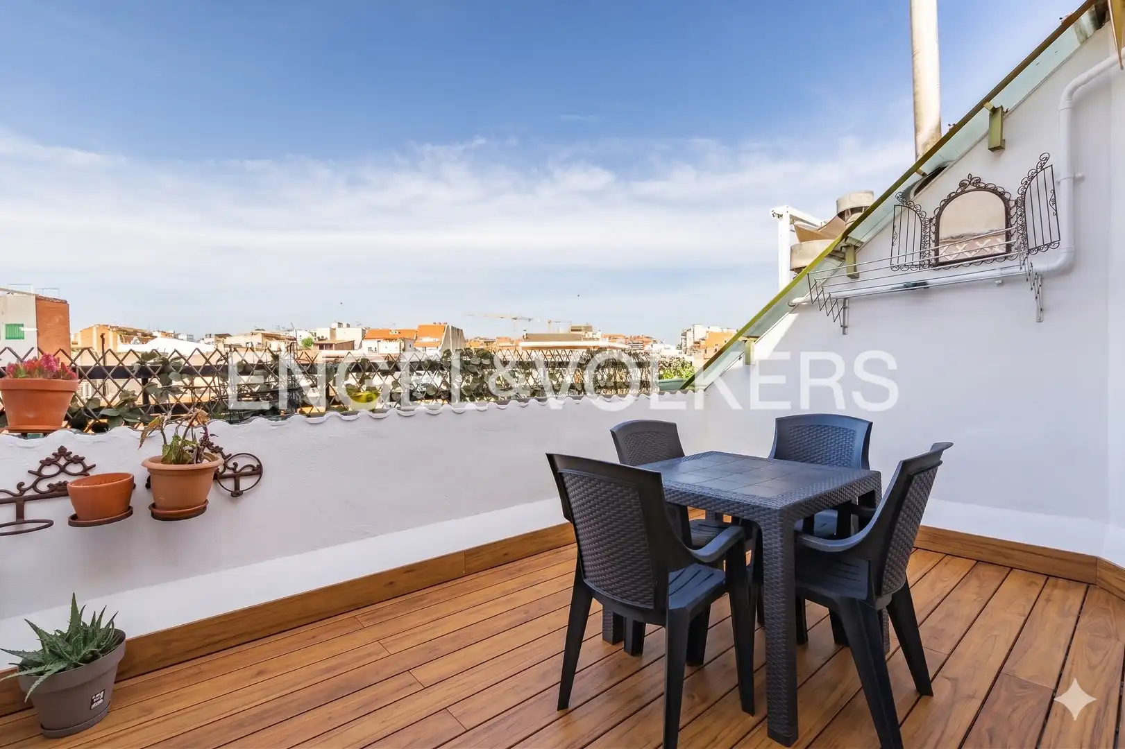 Terraza de Ático en venta en Sant Cugat del Vallès con Aire acondicionado, Calefacción y Terraza