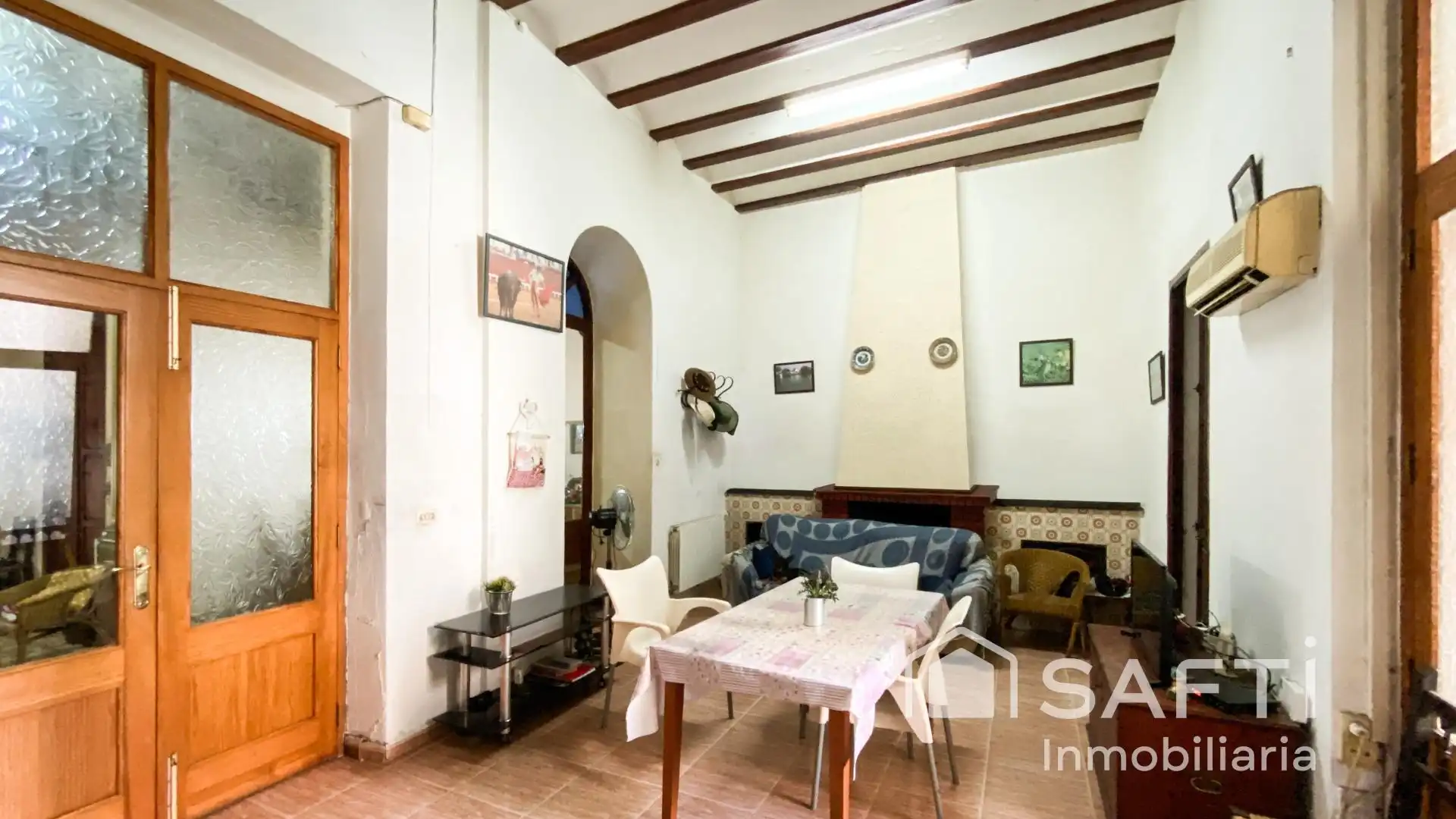 Sala d'estar de Casa adosada en venda en Antella amb Calefacció