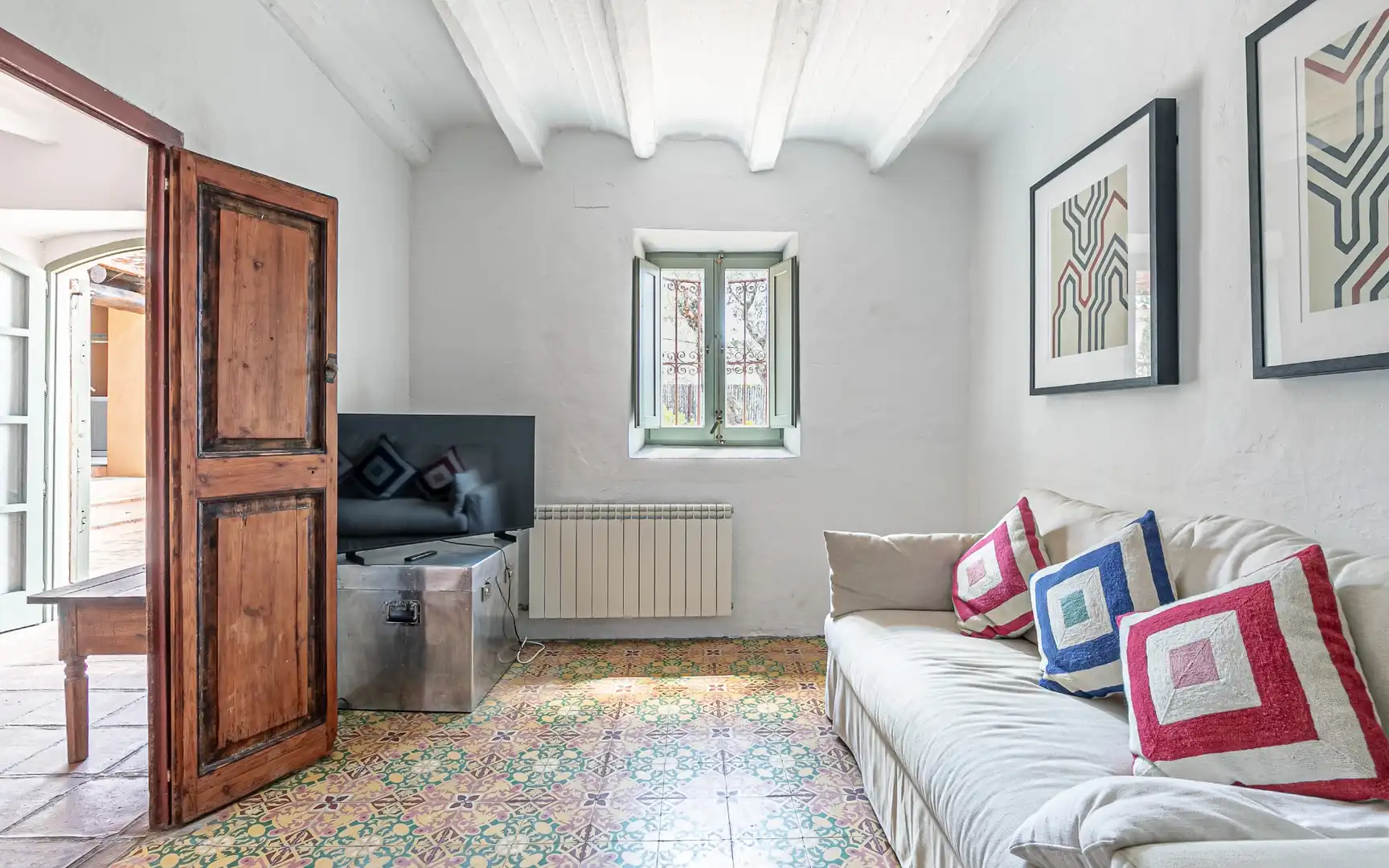 Wohnzimmer von Country house zum Verkauf in Torrelles de Foix mit Heizung, Privatgarten und Terrasse