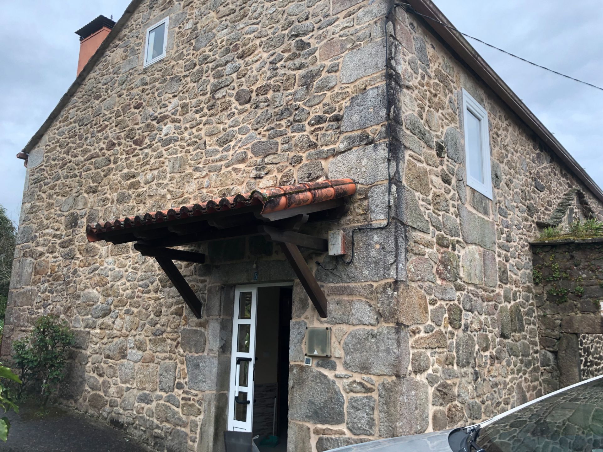 Exterior view of House or chalet for sale in Negreira  with Furnished