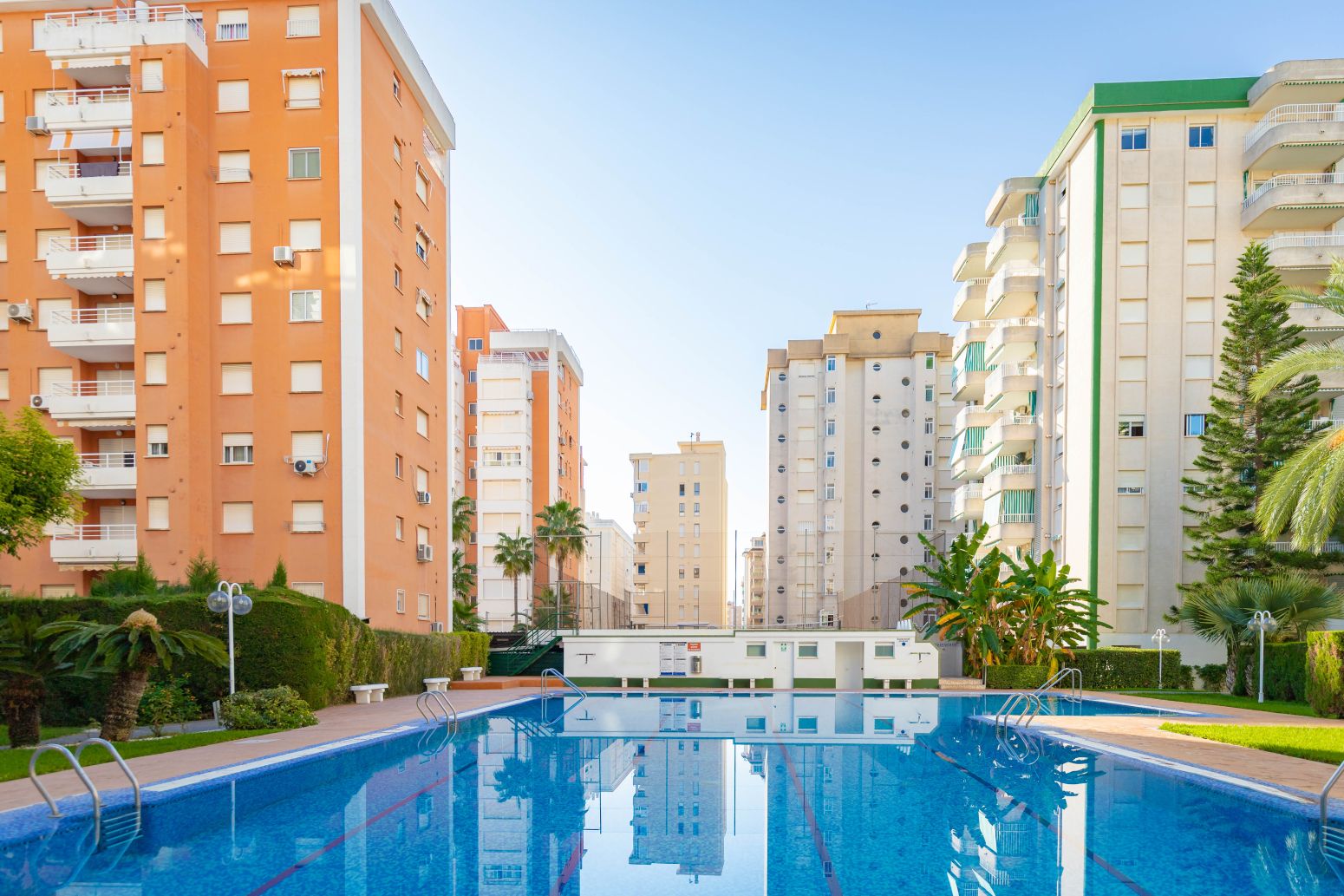 Swimming pool of Flat for sale in Gandia  with Private garden, Terrace and Swimming Pool