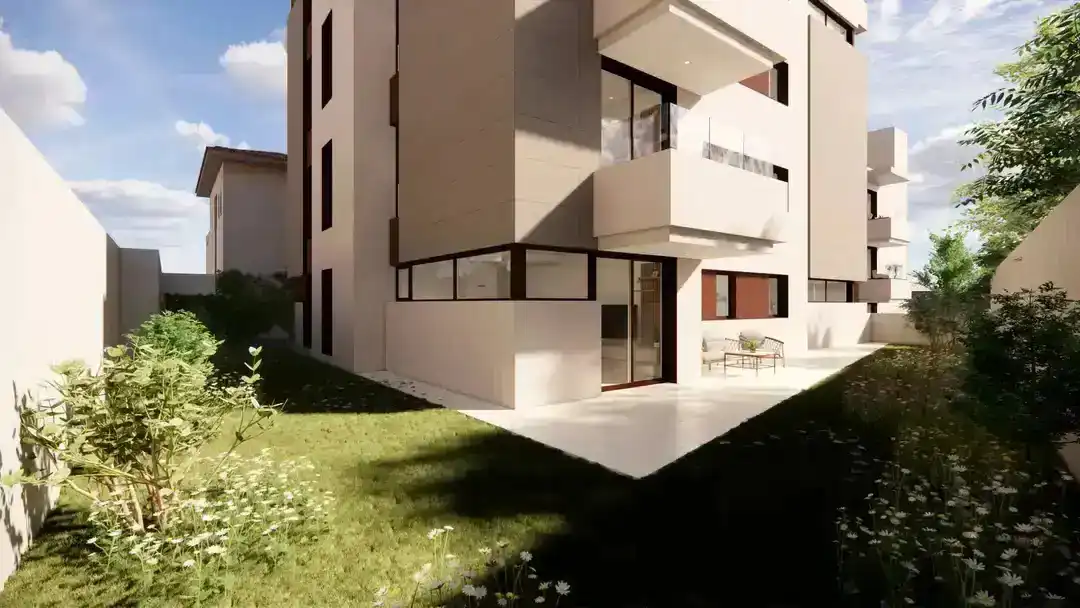 Pis d'obra nova amb terrassa en venda a Carrer Santiago Rusiñol 38