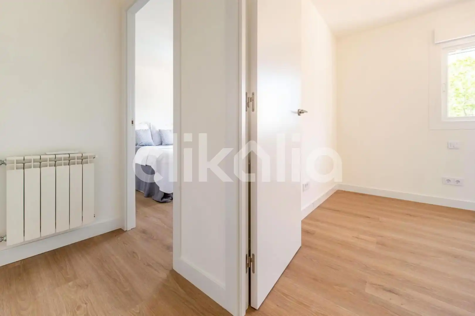 Schlafzimmer von Wohnung zum Verkauf in Madrid mit Klimaanlage, Heizung und Privatgarten