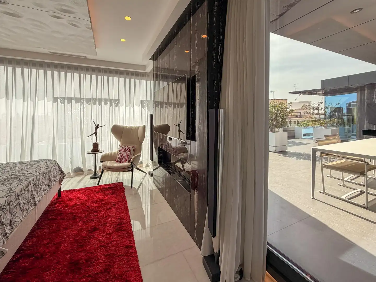 Sala d'estar de Àtic en venda en Valencia amb Aire condicionat, Calefacció i Terrassa