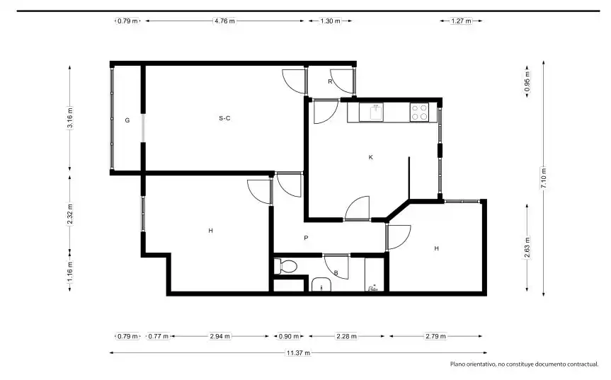 Wohnung mit Aufzug zum Verkauf in Av de la Unitat, imagen 28