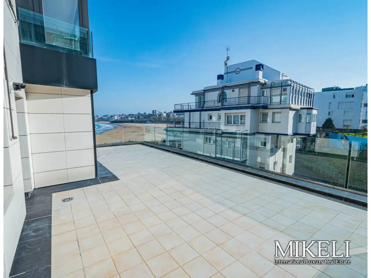 Terrasse von Wohnung zum Verkauf in Santander mit Heizung, Parkett und Terrasse