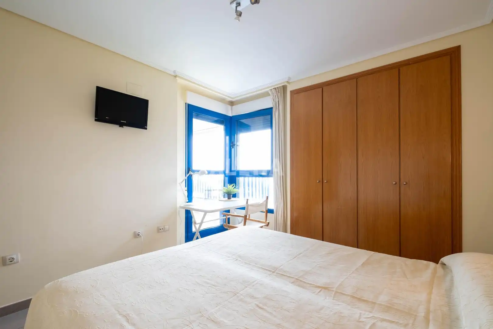Bedroom of Apartments for rent in Alboraya  with Air Conditioner, Heating and Private garden