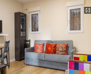 Living room of Flat to rent in  Madrid Capital  with Air Conditioner, Heating and Furnished