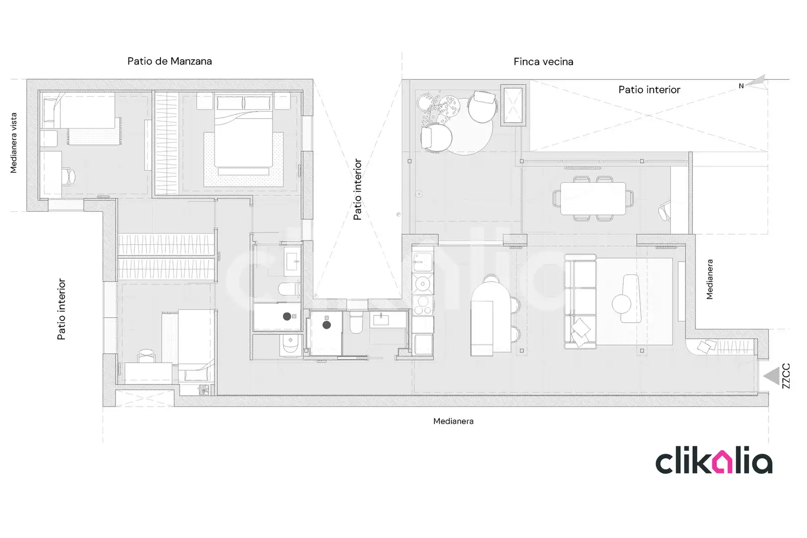 Attic for sale in Madrid  with Air Conditioner, Heating and Terrace