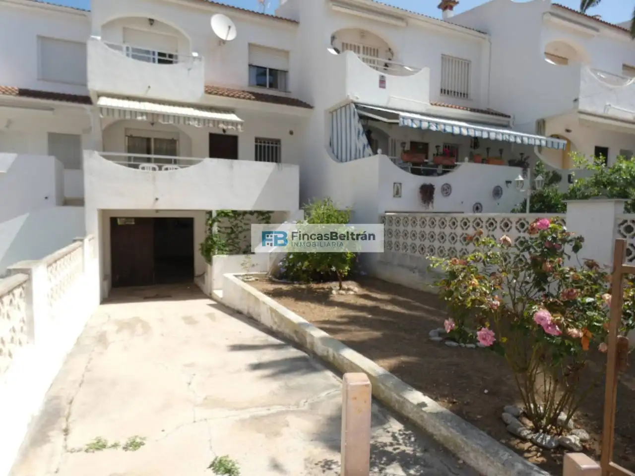 Jardín de Casa adosada en venta en Peñíscola / Peníscola con Jardín privado, Terraza y Amueblado