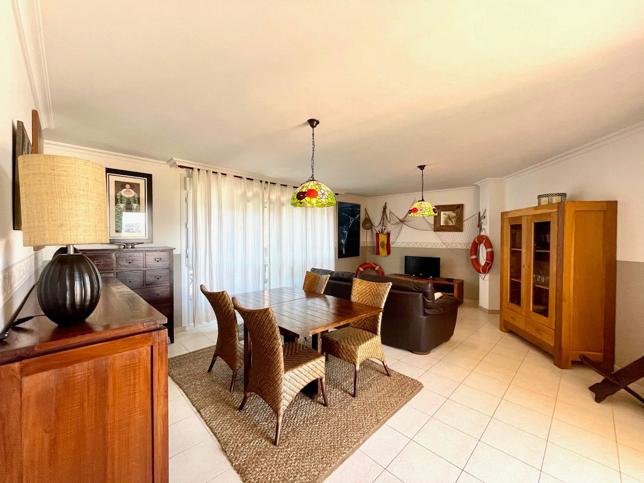Dining room of Flat to rent in Boiro  with Furnished, Oven and Washing machine