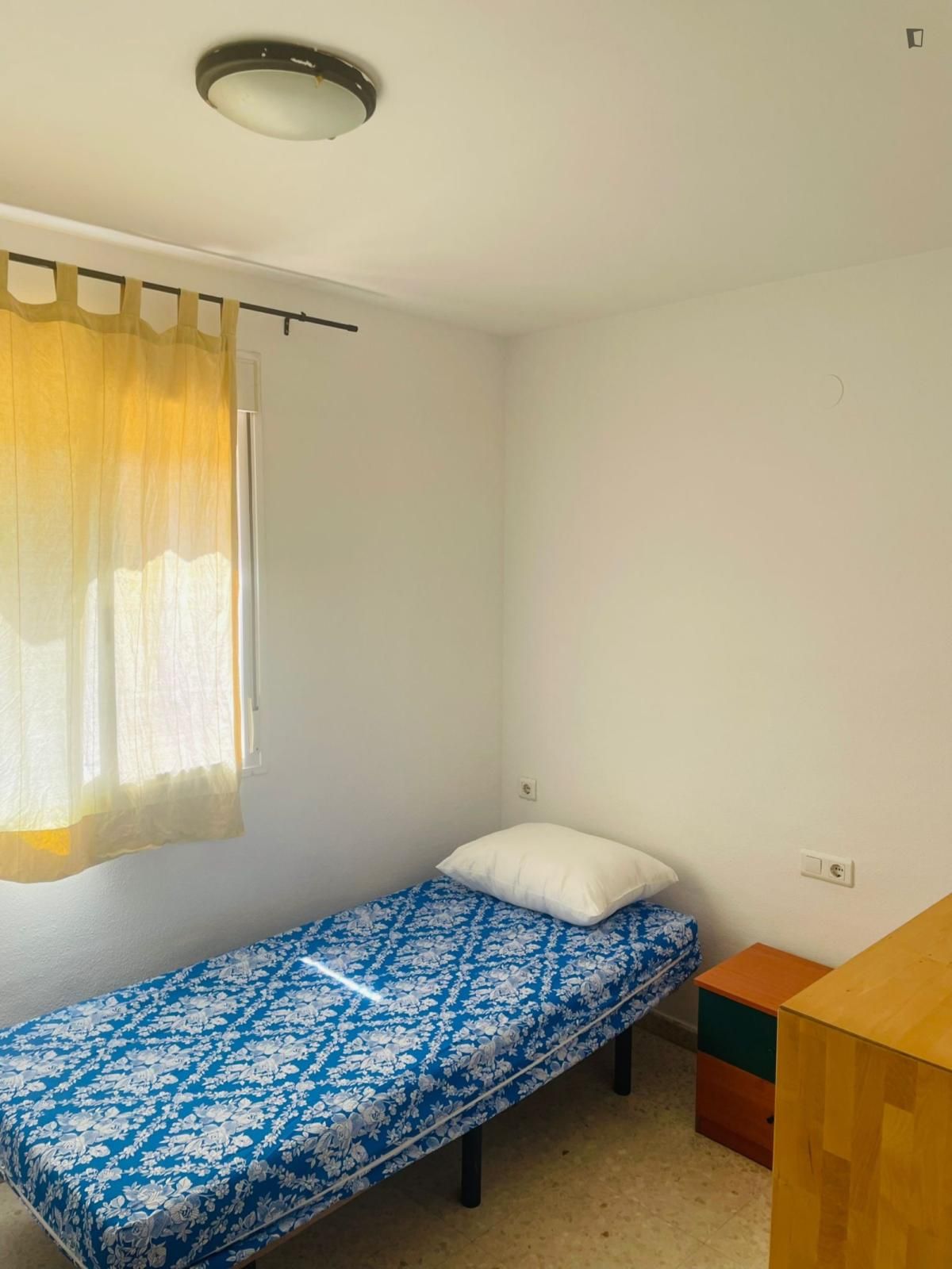 Dormitori de Apartament per a compartir en Málaga Capital amb Aire condicionat, Calefacció i Moblat