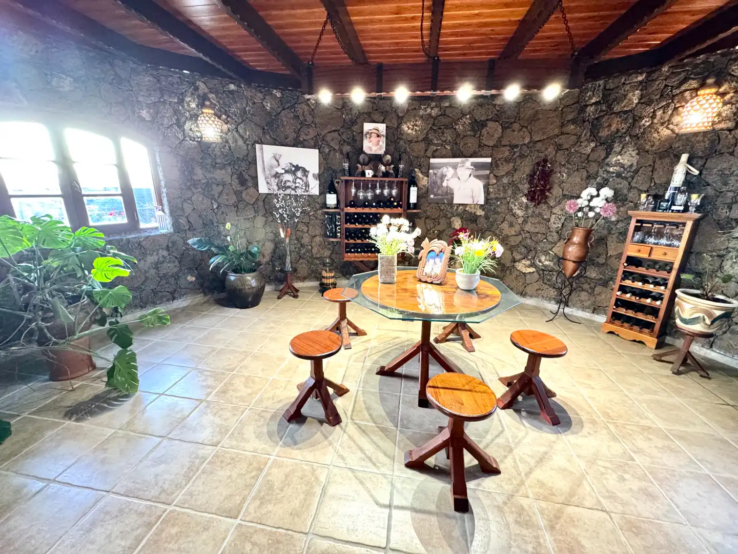 Esszimmer von Country house zum Verkauf in Tías mit Privatgarten, Terrasse und Möbliert