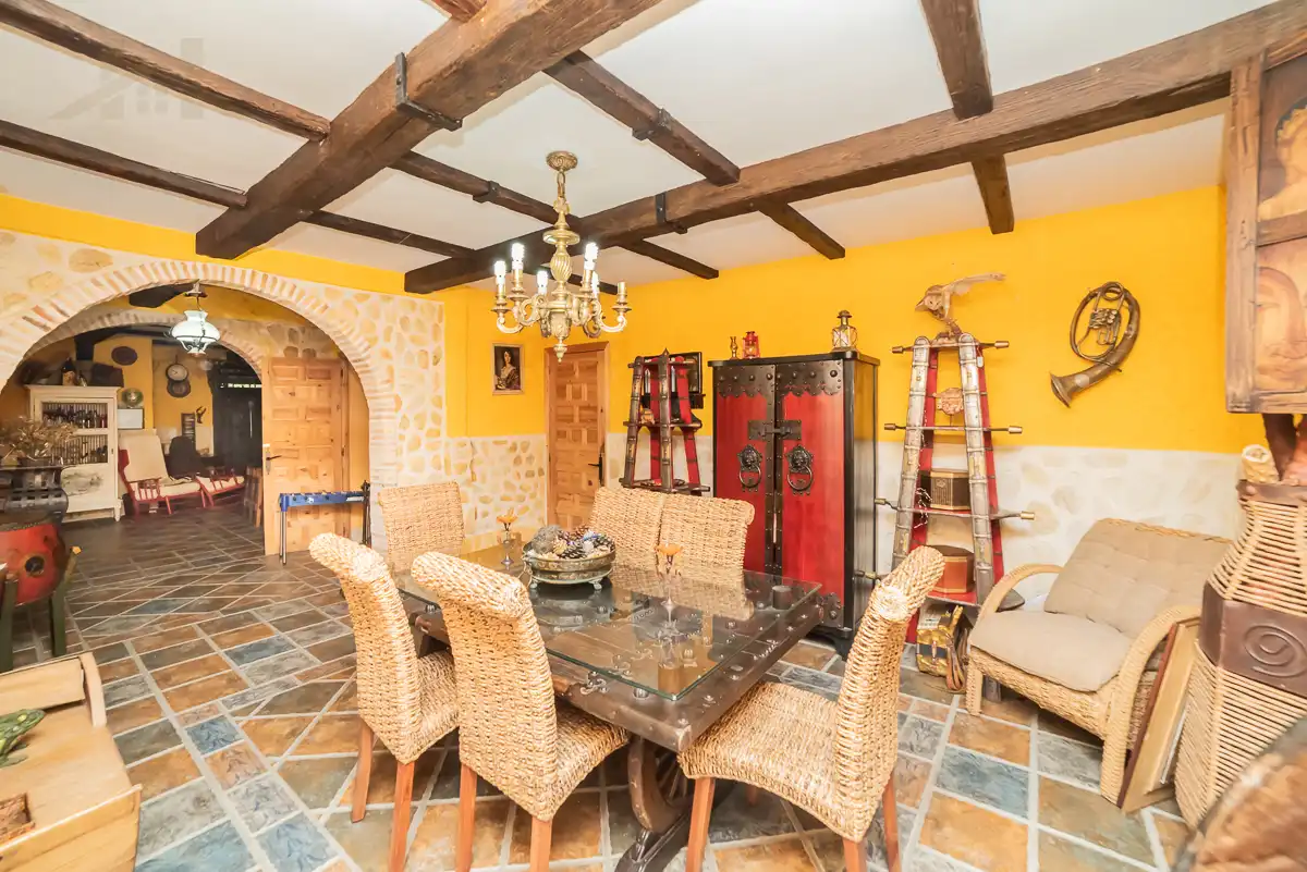 Dining room of Houses for sale in Arroyomolinos (Madrid)  with Air Conditioner, Heating and Private garden
