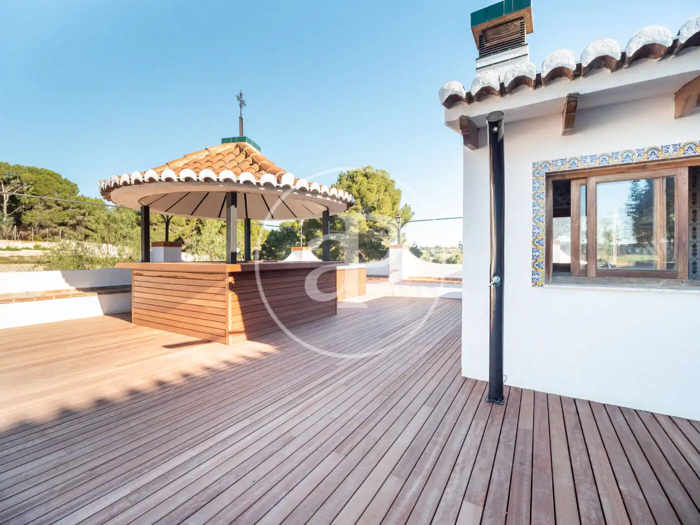Terrassa de Casa o xalet en venda en Manises amb Aire condicionat, Calefacció i Jardí privat
