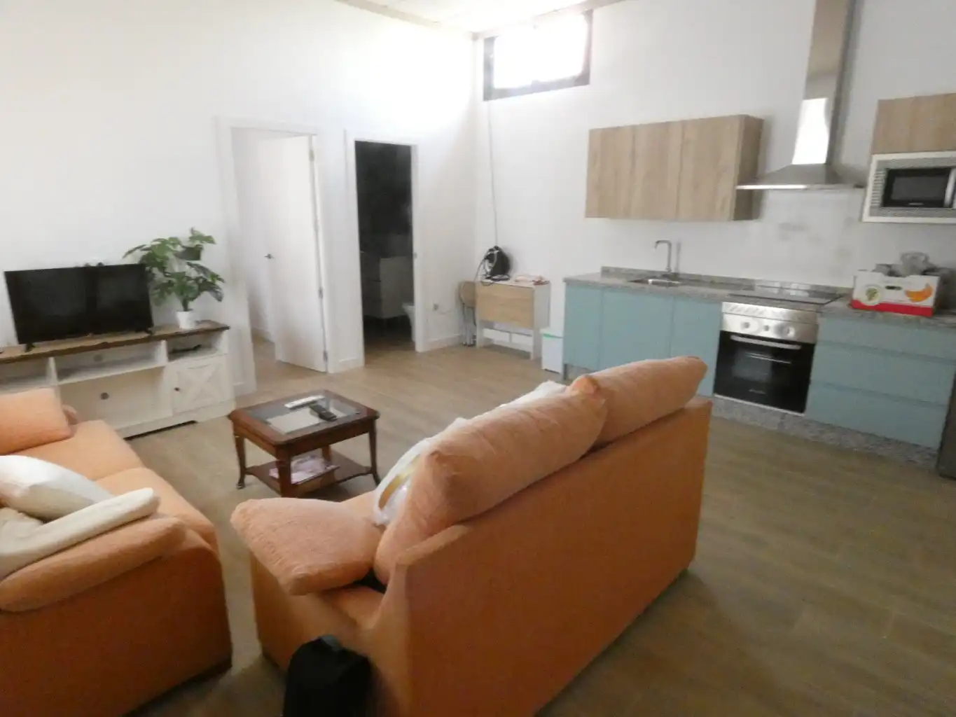 Sala de estar de Apartamento de alquiler en Azuaga con Aire acondicionado y Amueblado